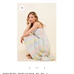 Free People NWT Primavera Midi dress